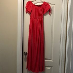 Off the shoulder maxi dress